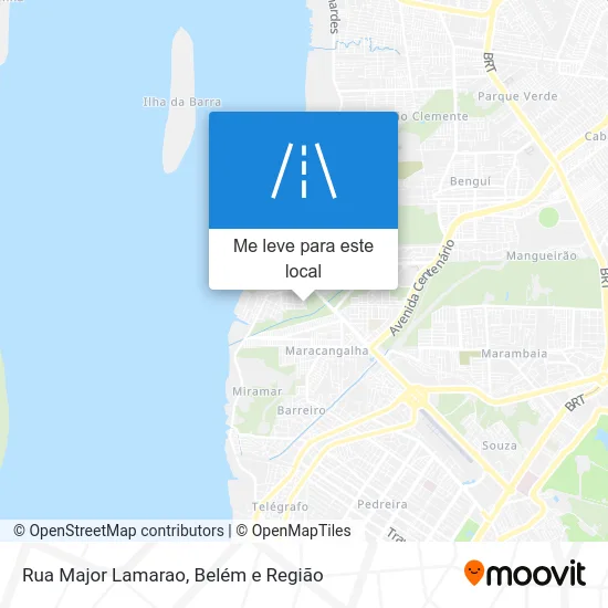 Rua Major Lamarao mapa