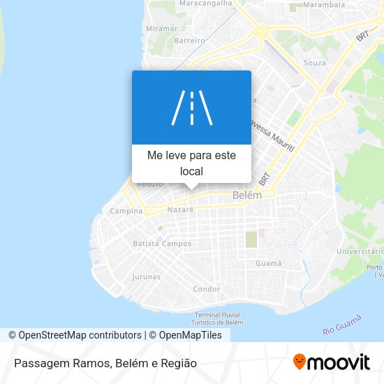 Passagem Ramos mapa
