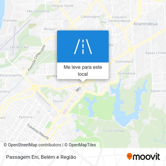 Passagem Eni mapa
