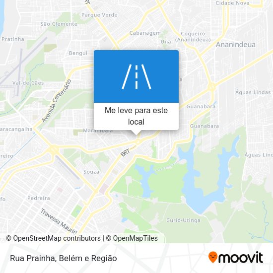 Rua Prainha mapa