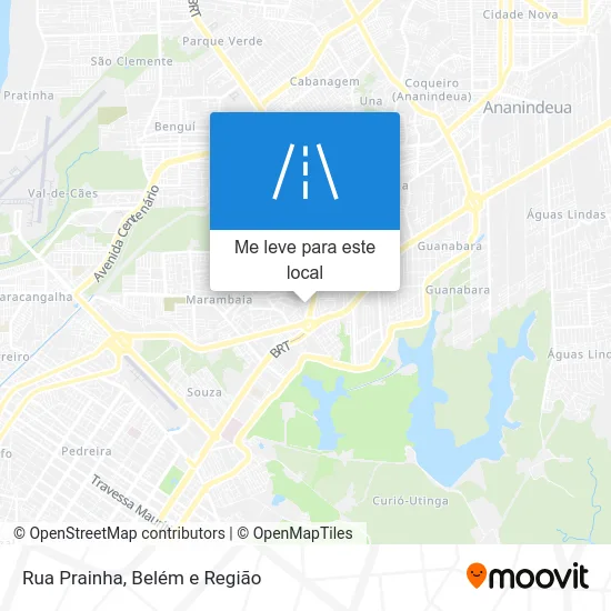 Rua Prainha mapa