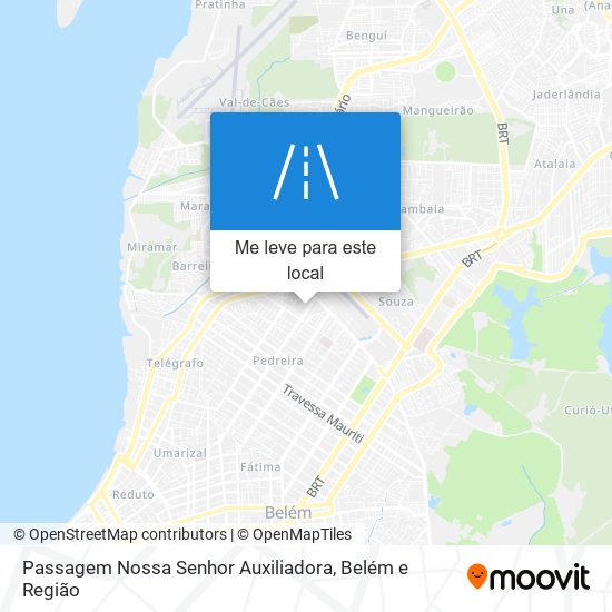 Passagem Nossa Senhor Auxiliadora mapa
