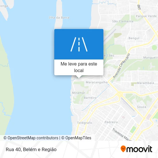 Rua 40 mapa