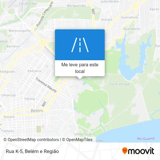 Rua K-5 mapa
