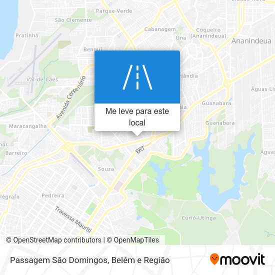 Passagem São Domingos mapa