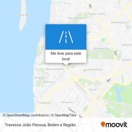 Travessa João Pessoa mapa