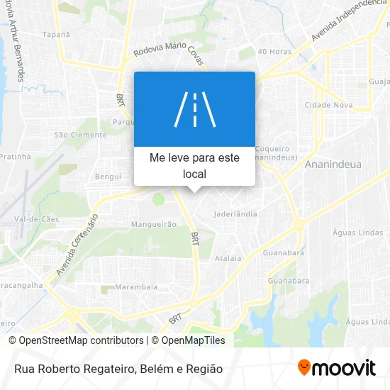 Rua Roberto Regateiro mapa