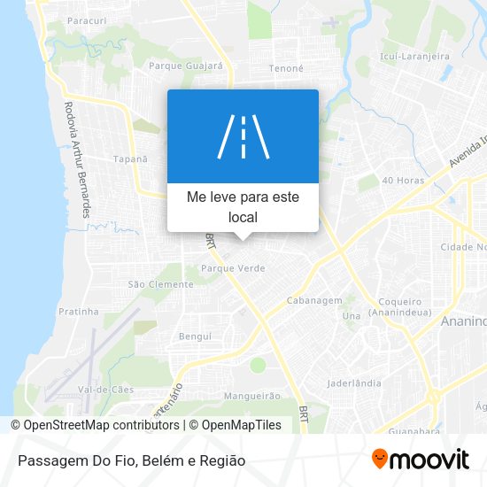 Passagem Do Fio mapa