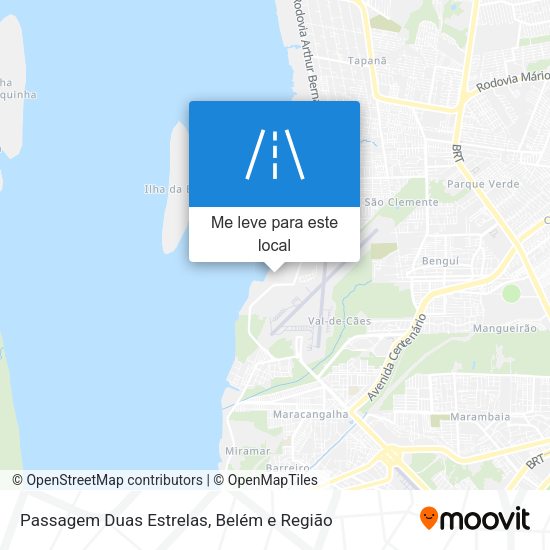 Passagem Duas Estrelas mapa
