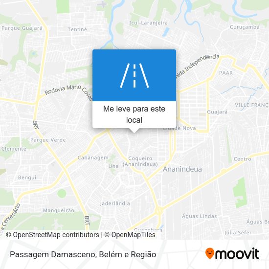 Passagem Damasceno mapa