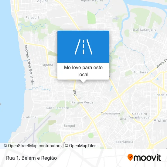 Rua 1 mapa