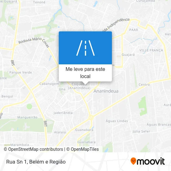 Rua Sn 1 mapa