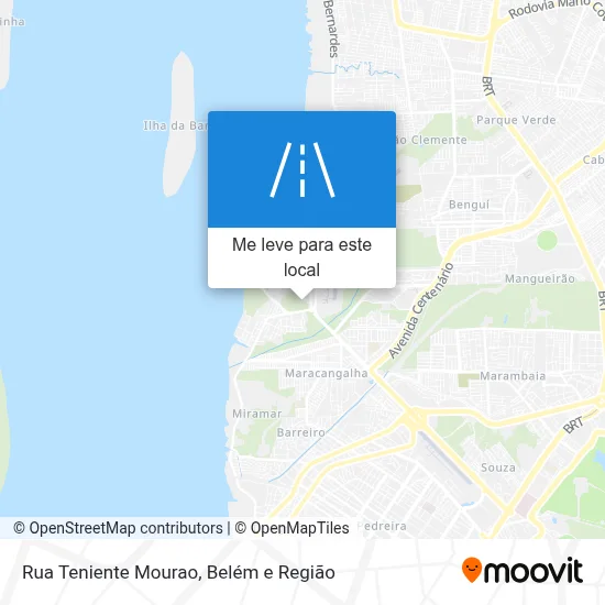 Rua Teniente Mourao mapa