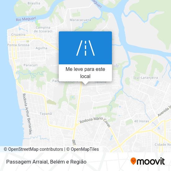 Passagem Arraial mapa