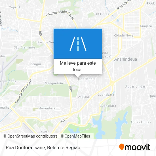 Rua Doutora Isane mapa