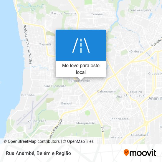 Rua Anambé mapa