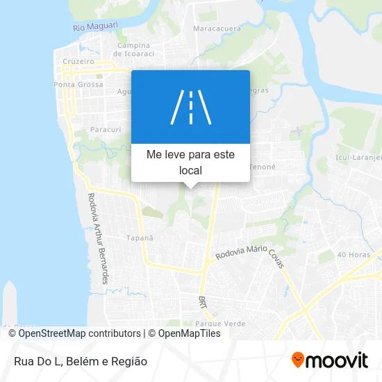 Rua Do L mapa
