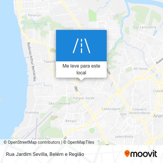 Rua Jardim Sevilla mapa