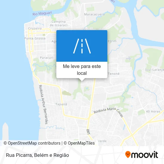 Rua Picarra mapa