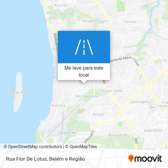 Rua Flor De Lotus mapa