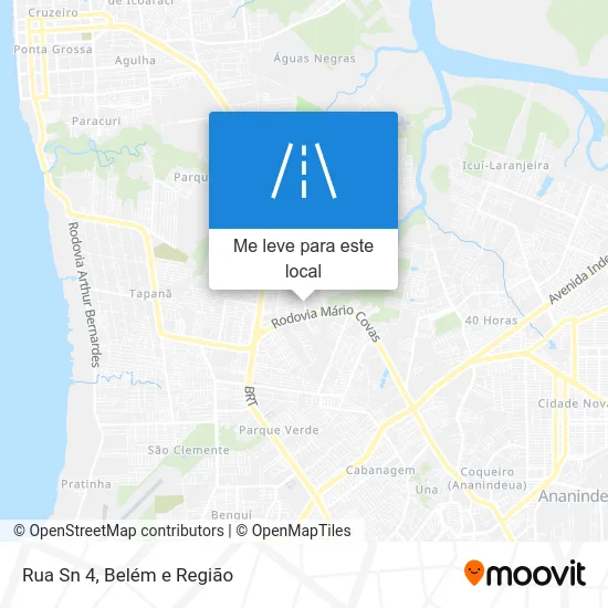 Rua Sn 4 mapa