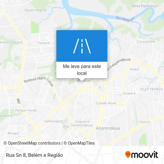 Rua Sn 8 mapa