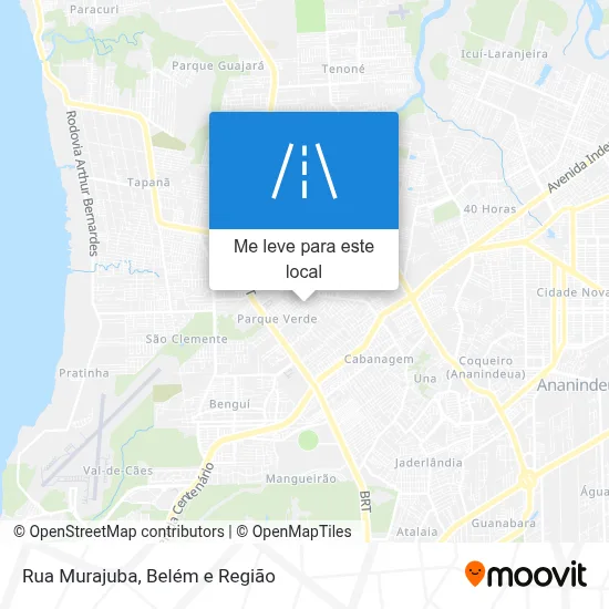 Rua Murajuba mapa
