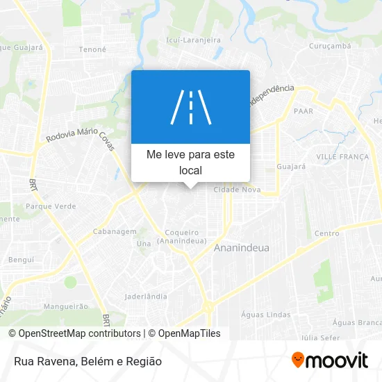 Rua Ravena mapa