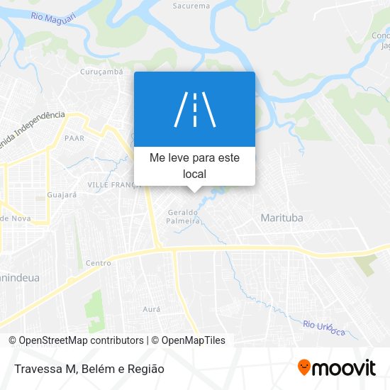 Travessa M mapa