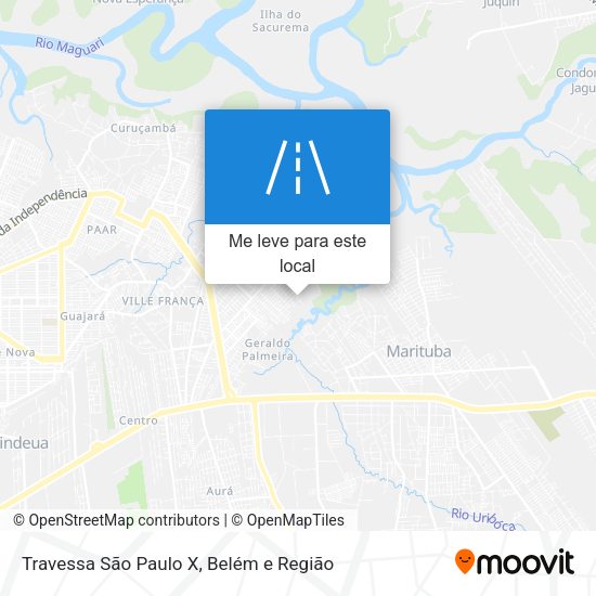 Travessa São Paulo X mapa