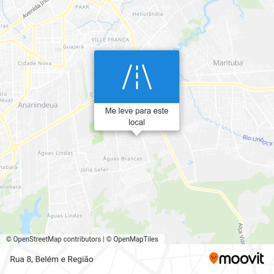 Rua 8 mapa
