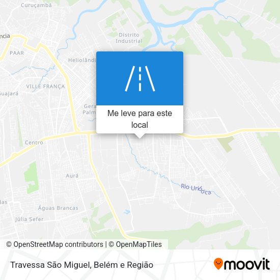 Travessa São Miguel mapa
