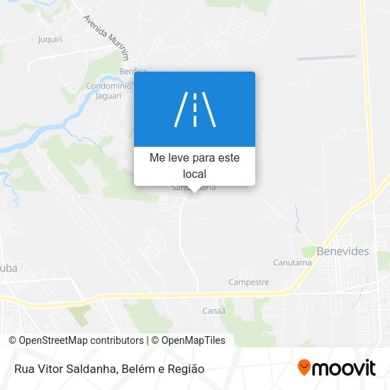 Rua Vitor Saldanha mapa