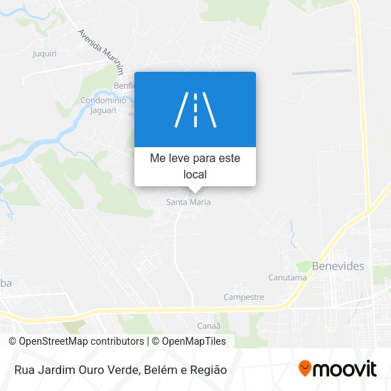 Rua Jardim Ouro Verde mapa