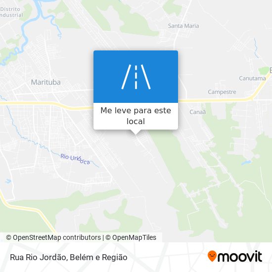 Rua Rio Jordão mapa