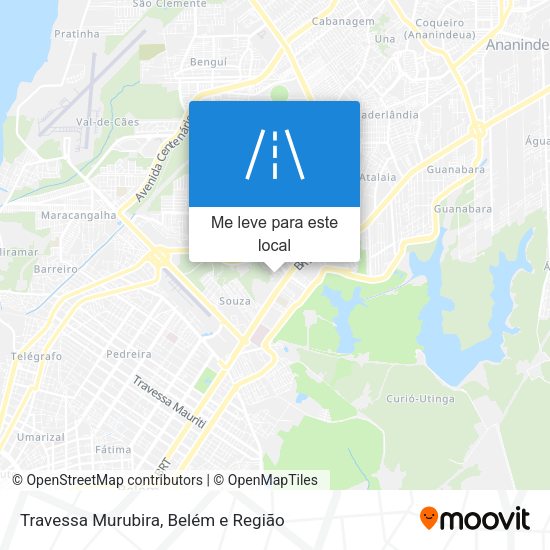 Travessa Murubira mapa