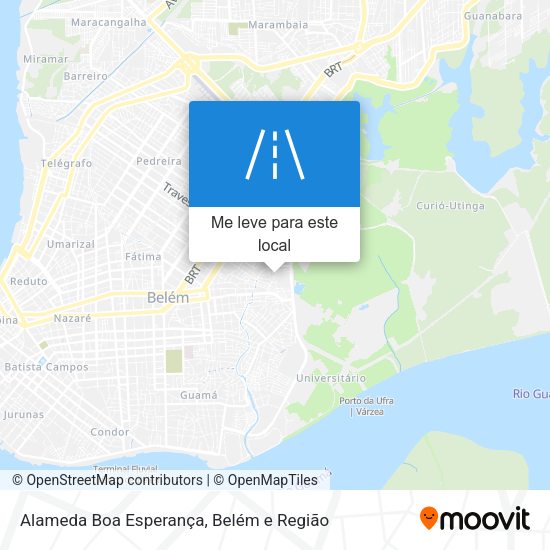 Alameda Boa Esperança mapa