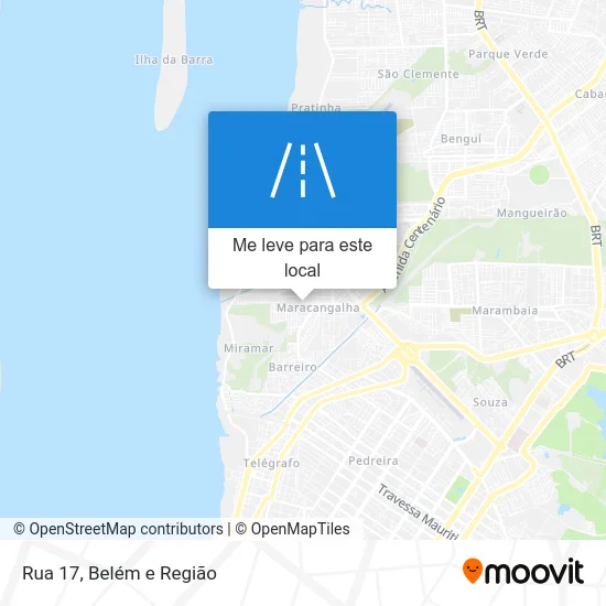 Rua 17 mapa