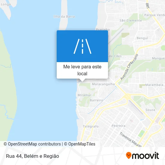 Rua 44 mapa