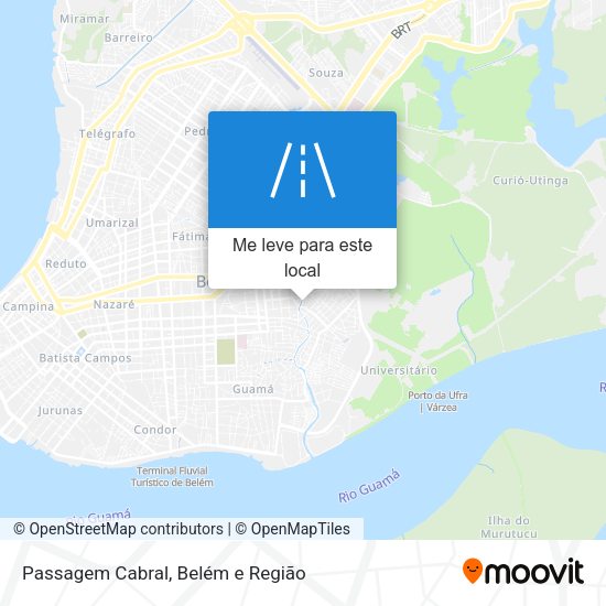 Passagem Cabral mapa