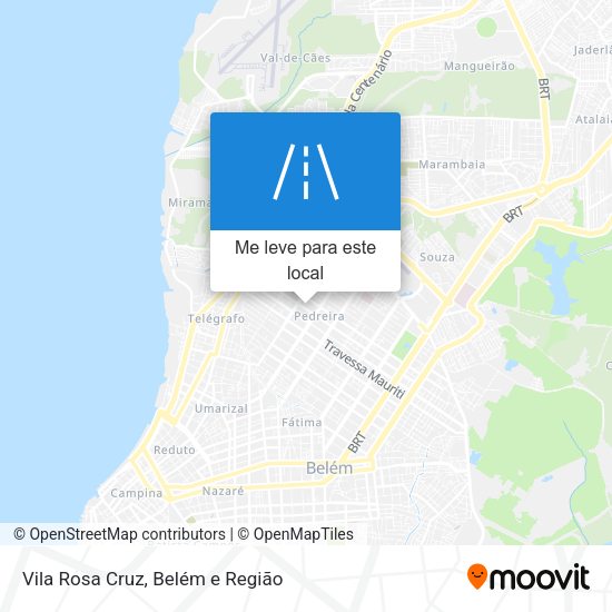 Vila Rosa Cruz mapa