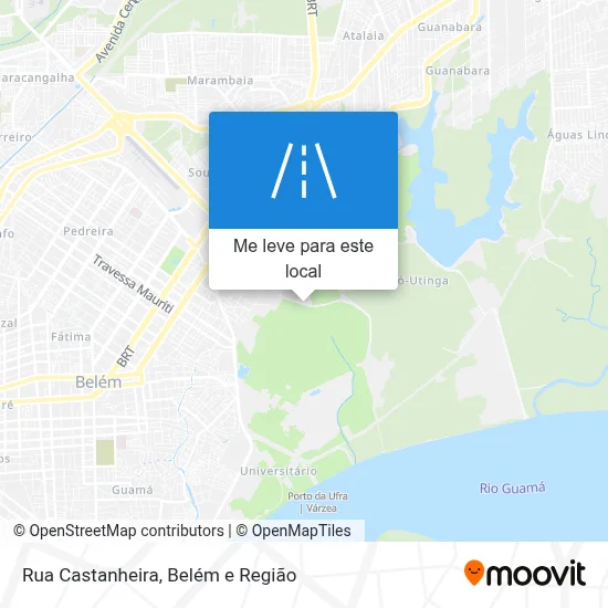 Rua Castanheira mapa