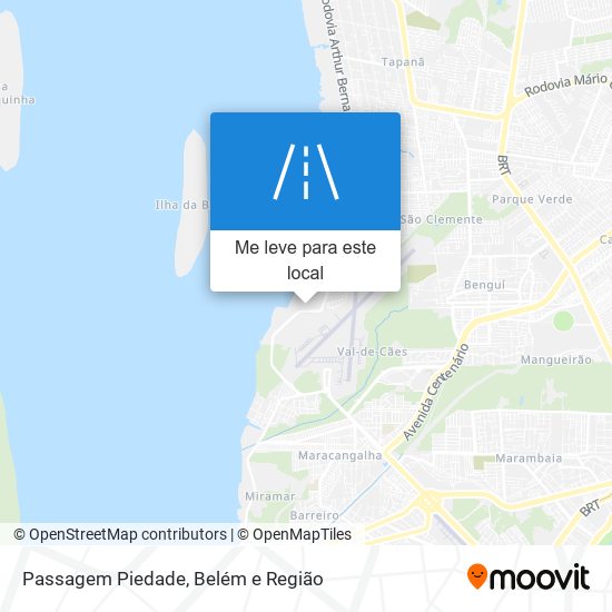 Passagem Piedade mapa