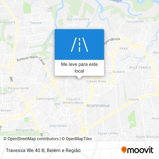 Travessa We 40 B mapa