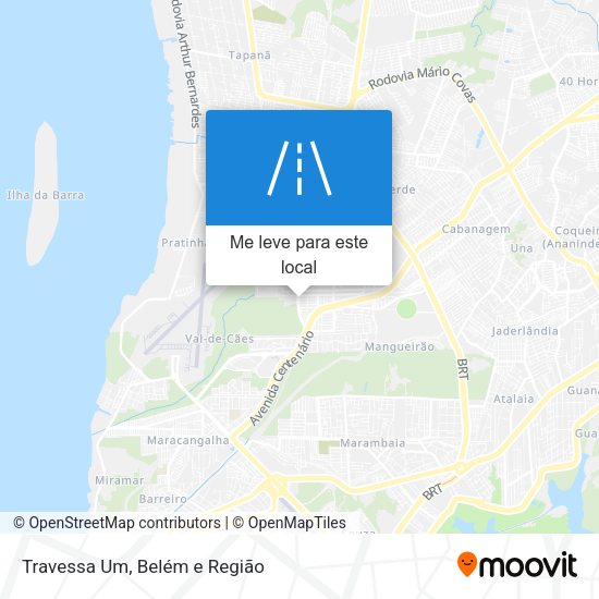 Travessa Um mapa