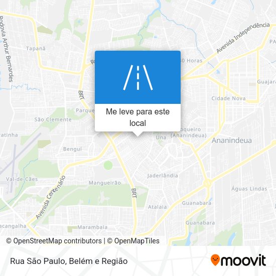 Rua São Paulo mapa