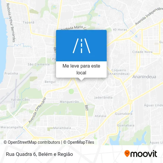 Rua Quadra 6 mapa