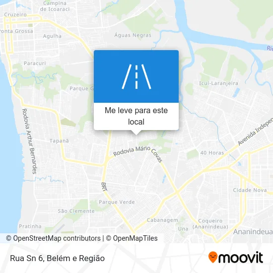 Rua Sn 6 mapa