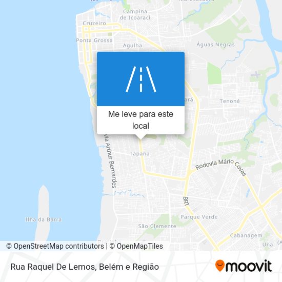 Rua Raquel De Lemos mapa