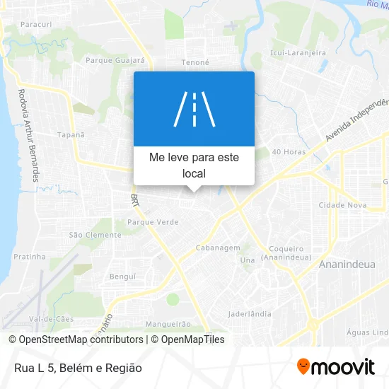 Rua L 5 mapa